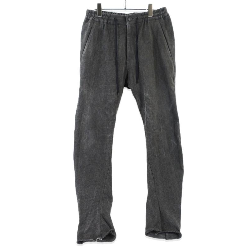 美品 DEVOA デヴォア スリムイージーパンツ PTJ-WTRS TSURIAMI Jersey Slim Easy Pants グレー 2 99000927