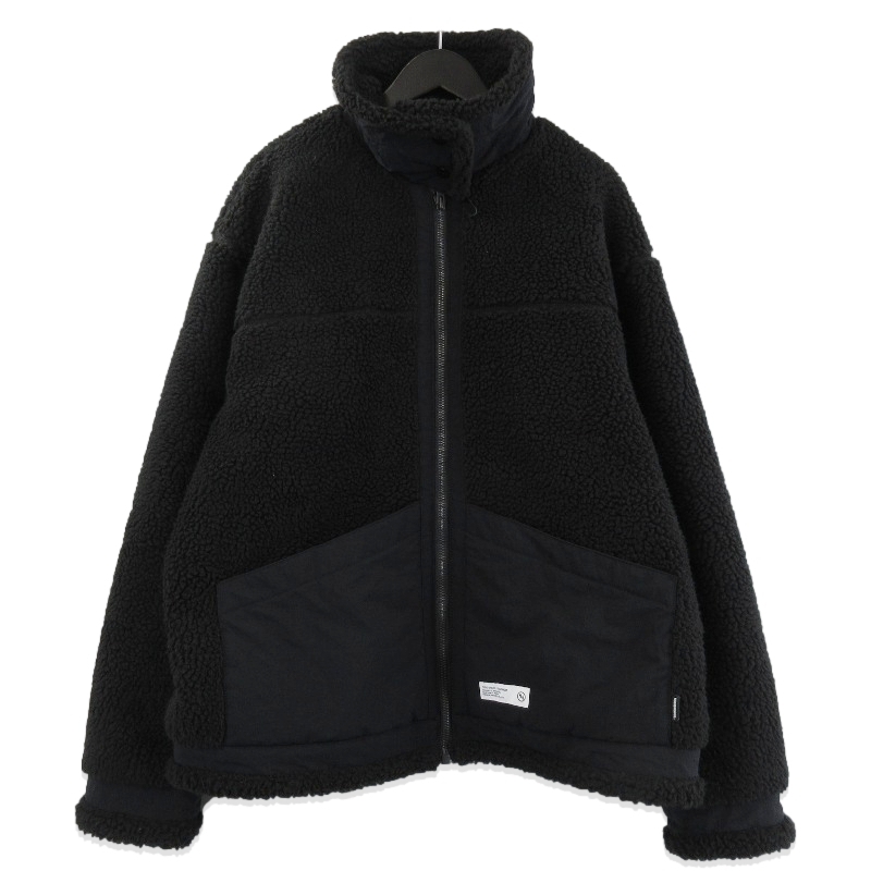 NEIGHBORHOOD ネイバーフッド BOA FLEECE B-3 TYPE JACKET 242SZNH-JKM02 24AW ボアフリースジャケット ブラック 黒 XL 71015796
