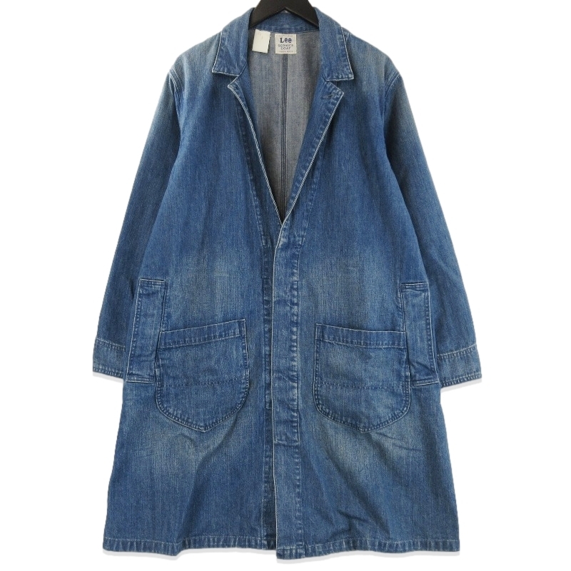N.HOOLYWOOD × LEE エヌハリウッド サービスコート LB0201 リー 17AW SERVICE COAT USED加工 コットン インディゴ 38 71015863