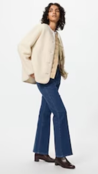 ⑤美品【 ユニクロ UNIQLO 】スリムフレアトラウザージーンズ ストレッチ デニム ブルー ジーンズ S ジーパン ボトムス S
