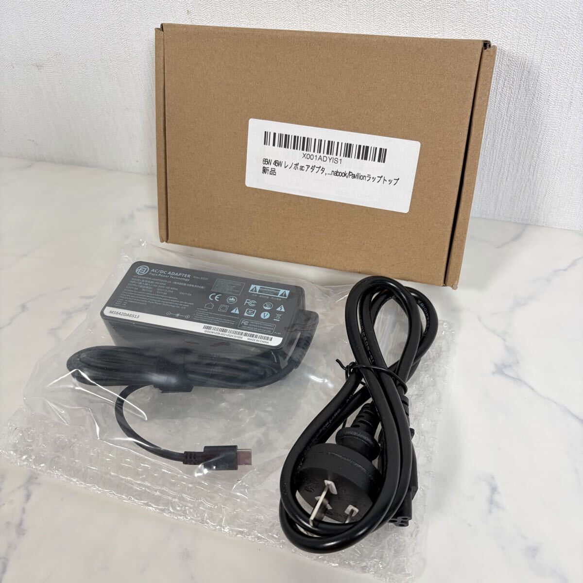 【未使用】 ACアダプター Type-C PD 65W DC5V/9V/12V/15V/20V 充電器 DCアダプター タイプC ノートパソコン レノボ 428G0