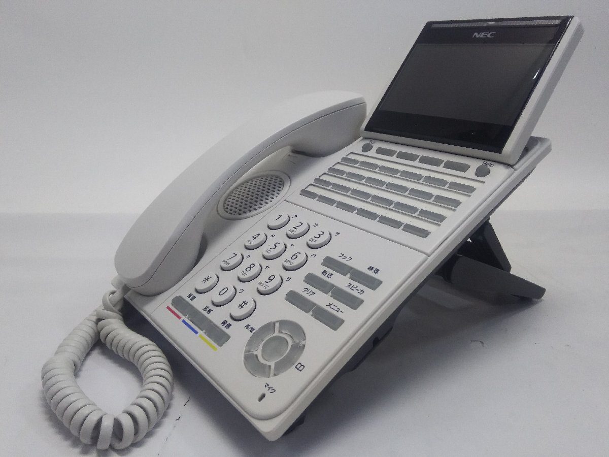中古 ビジネスホン(24ボタンIP電話機) NEC DT900 Series【ITK-24CG-1D(WH)TEL】