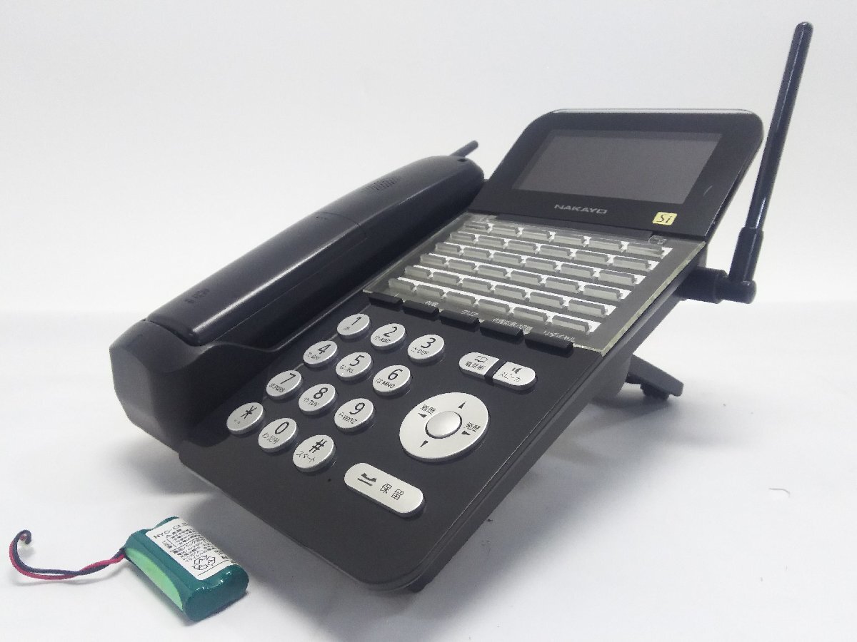 中古 ビジネスホン カールコードレス電話機 NYC-Si【ナカヨ NYC36SiDHCL B(NYC-36Si-DHCL B)】 動作品(3)