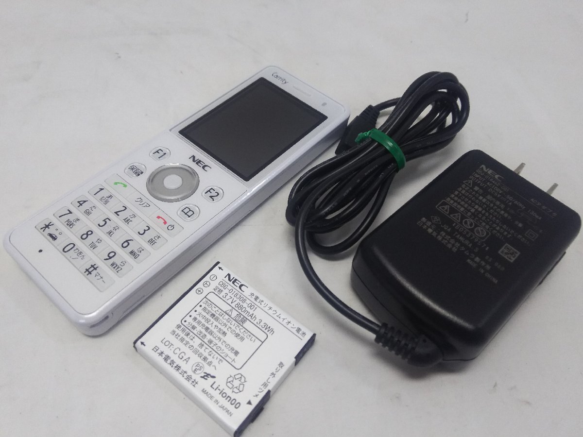 中古 ビジネスホン用 マルチゾーンデジタルコードレス 電話機 NEC Aspire【Carrity-NW PS8D-NW】(3)