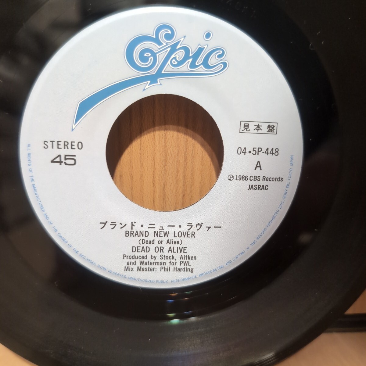 dead or alive brand new lover JP 7inch promo