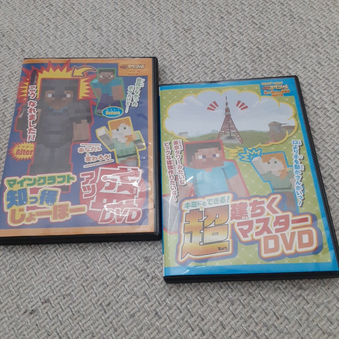  マインクラフト DVD 特別付録 カドカワゲームムック 知っ得じょーほー アツ盛DVD キミにもできる超建築マスターDVD
