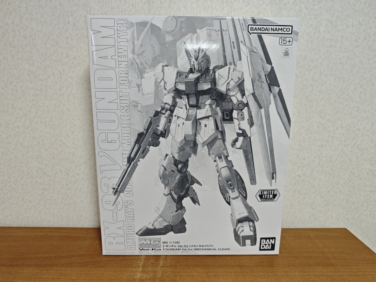 新品 未開封 未組立 MG 1/100 νガンダム Ver.Ka メカニカルクリア 機動戦士ガンダム 逆襲のシャア ガンプラ イベント限定 ガンダムベース