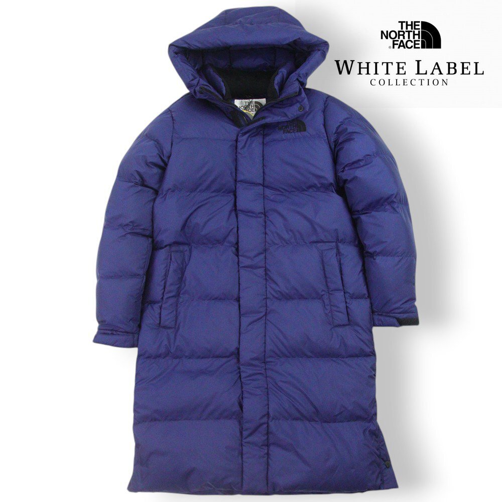 新品 ノースフェイス ホワイトレーベル NI3NN57N T-Ball Air 中綿ダウン RIVERTON T COAT 1 ベンチコート 紺 L/100【参考価格￥38,500-】