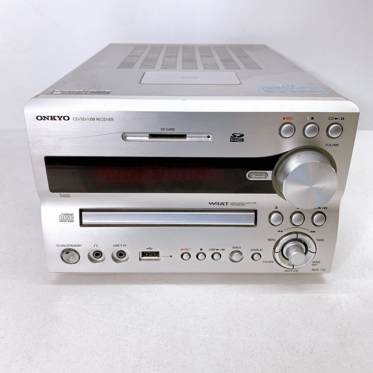 ONKYO オンキョー ミニコンポ　CDレシーバー　NFR-7TX ジャンク　現状　管理A773
