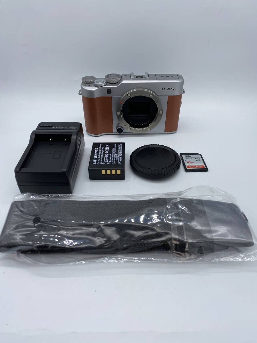 【動作確認済】FUJIFILM X-A5 ボディ シルバー