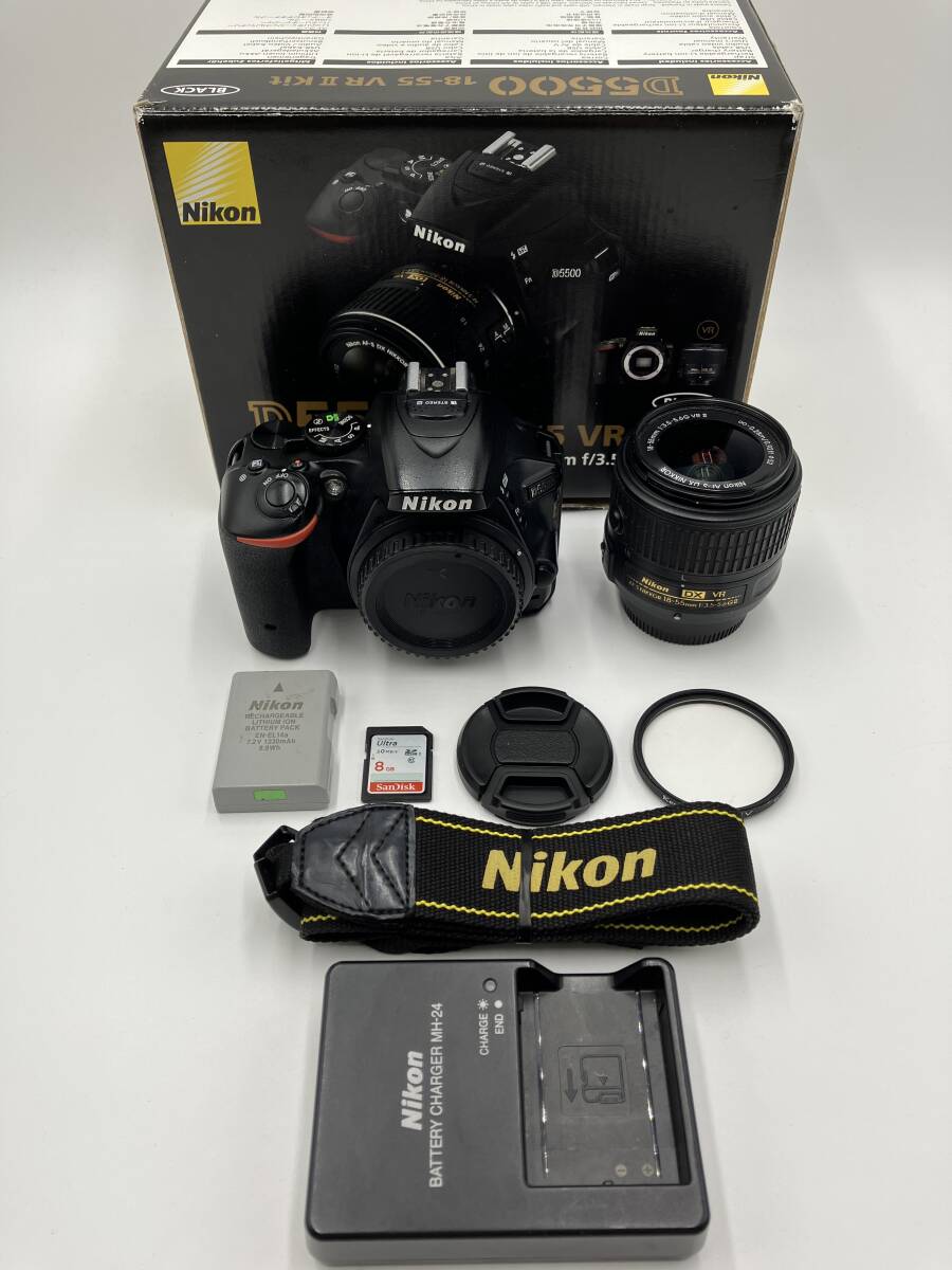【動作確認済】Nikon D5500 標準ズームレンズキット AF-S DX 18-55mm VR II