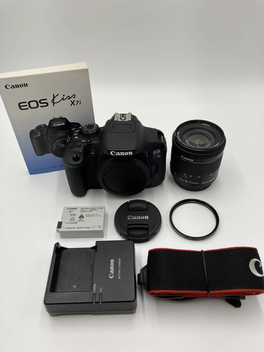 【動作確認済】Canon EOS Kiss X7i EF-S 18-55mm IS STM レンズキット