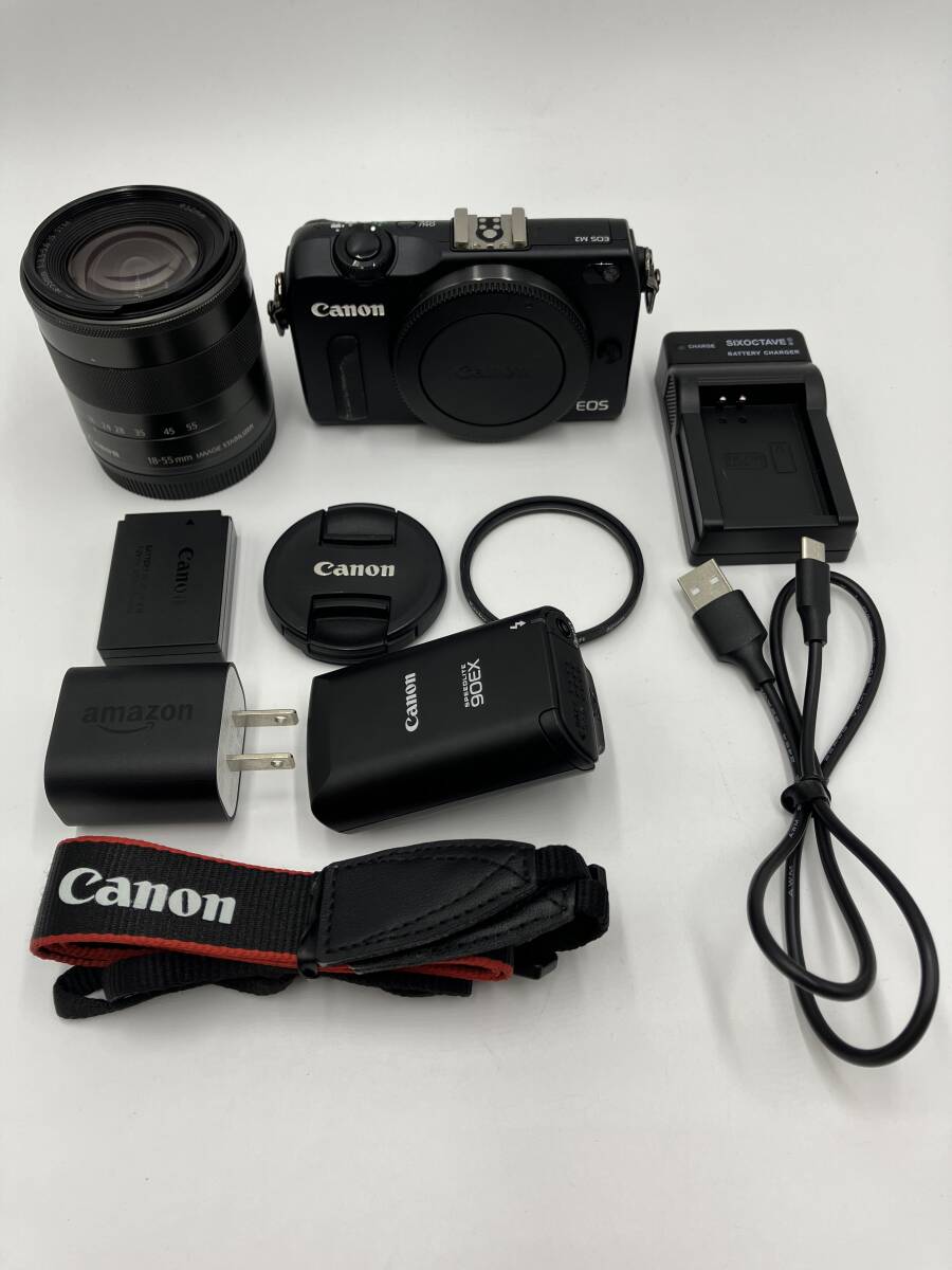 【動作確認済】Canon EOS M2 EF-M 18-55mm IS STM 標準ズームレンズキット