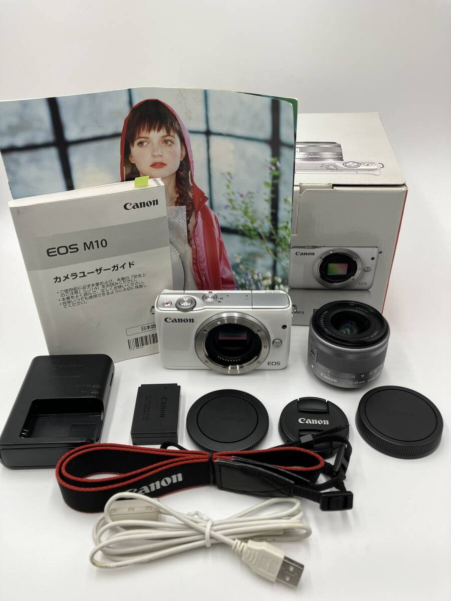 【動作確認済】Canon EOS M10 EF-M15-45 IS STM レンズキット