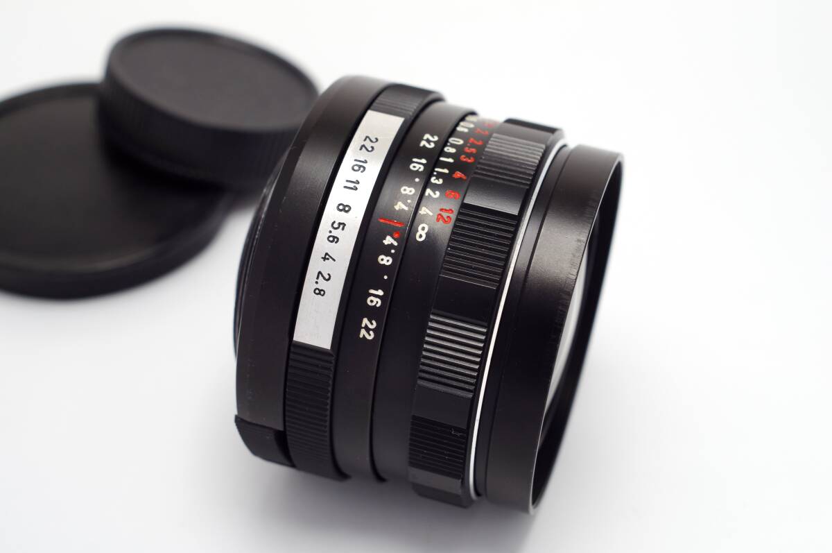 02【良上品】M42 Pentacon electric 2,8/29mm made in G. D. R. (Meyer-Optik マイヤー Orestegon) f2.8