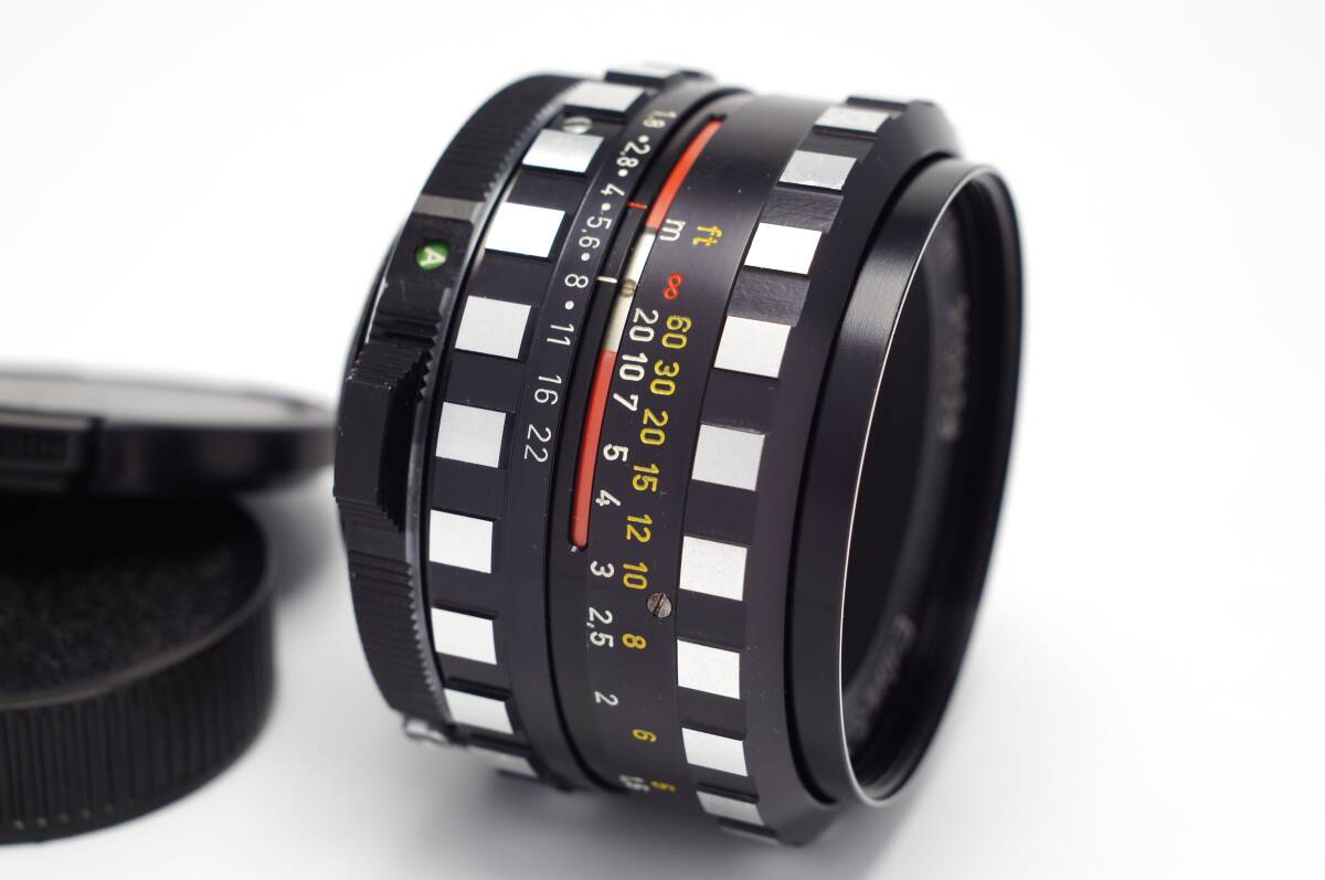 【美品 希少】M42 A.Schacht Ulm Edixa-S-Travelon-A 1:1,8/50mm シャハト トラヴェロン 西ドイツ製 f1.8 (04)