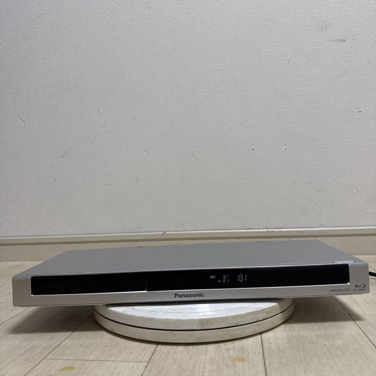 Panasonic ブルーレイディスクレコーダーDMR-BWT550 13年製通電確認のみ