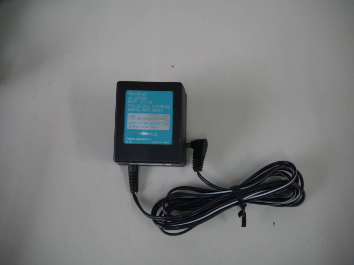 Roland ACアダプター◆ACP-100◆INPUT AC100V 50-60Hz OUTPUT /DC9V 500mA
