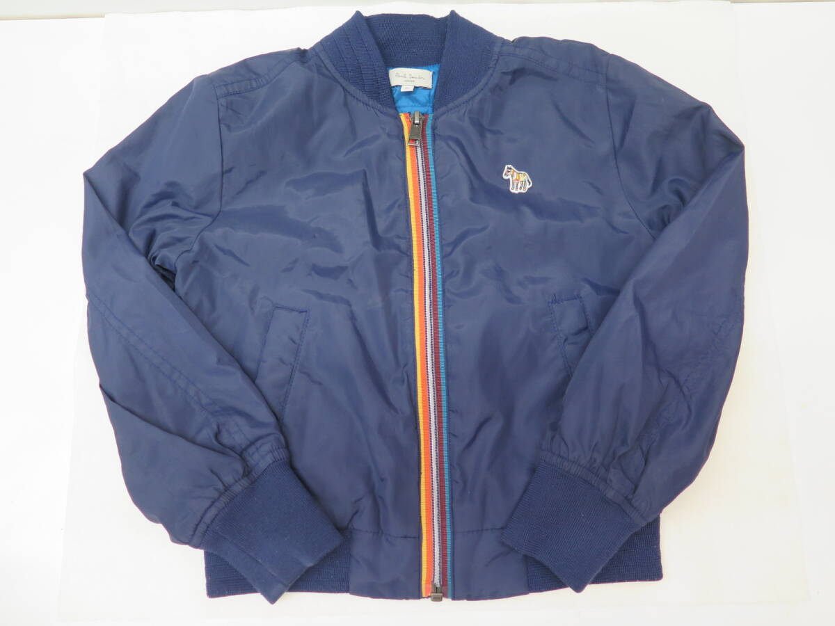 サイズ：6A　Paul Smith JUNIOR ポールスミス ジュニア キッズ　ブルゾン　ジャンパー　紺　ネイビー　株式会社ノーザンスカイ取り扱い