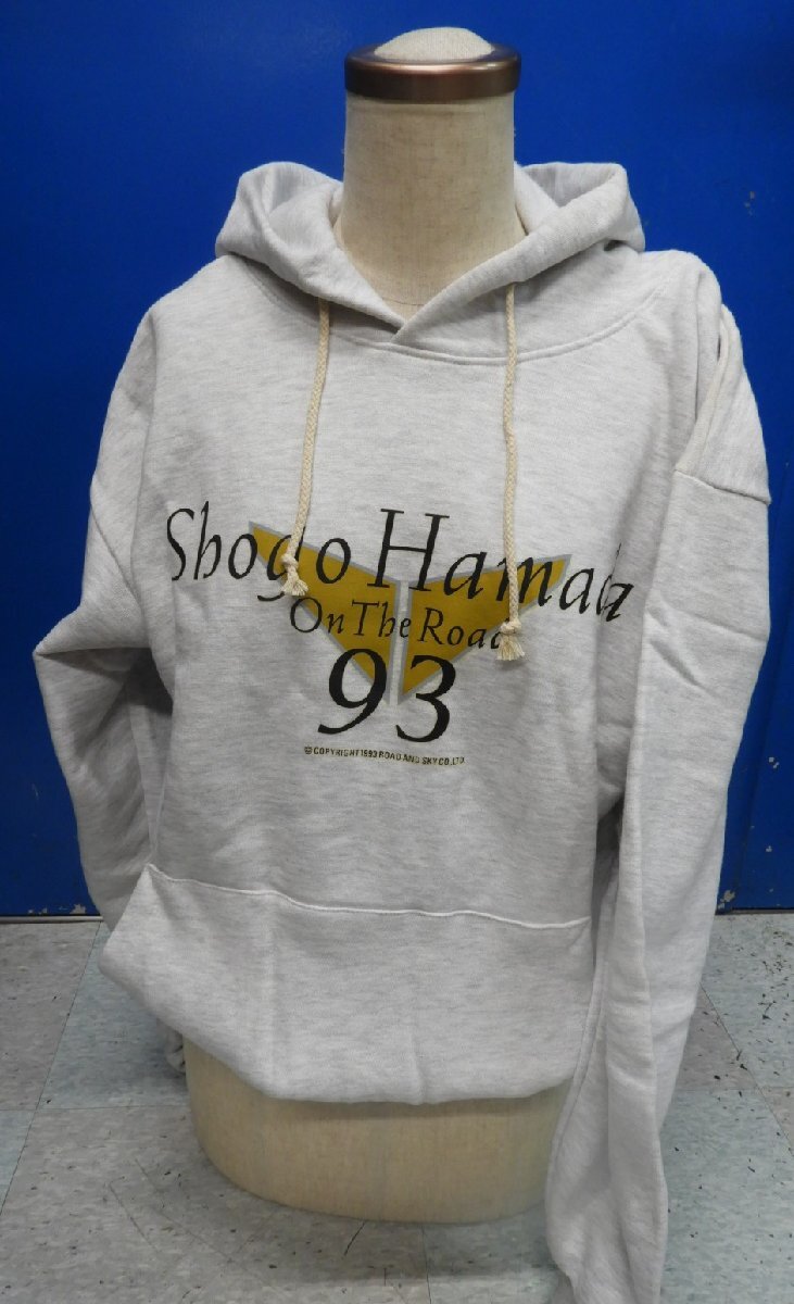 希少！ヴィンテージ　浜田省吾　 ON THE ROAD '93　公式ツアーグッズ　パーカー　グレー　長袖　Shogo Hamada（7518）