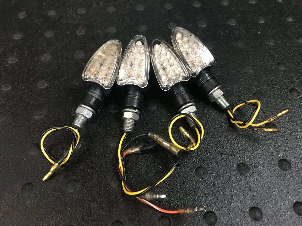 Buell ビューエル XB12Ss　実動LEDウインカー前後1台分 割れなし♪ 　 (検索 JX03 Lightning LONG XB9S XB9R XB12R XB12Scg 実動車両より♪
