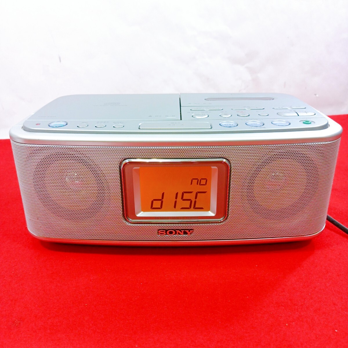 SONY ソニー CDラジカセ CFD-E501 シルバー CD カセット ラジオ AM/FM 2011年製 簡易動作確認済み
