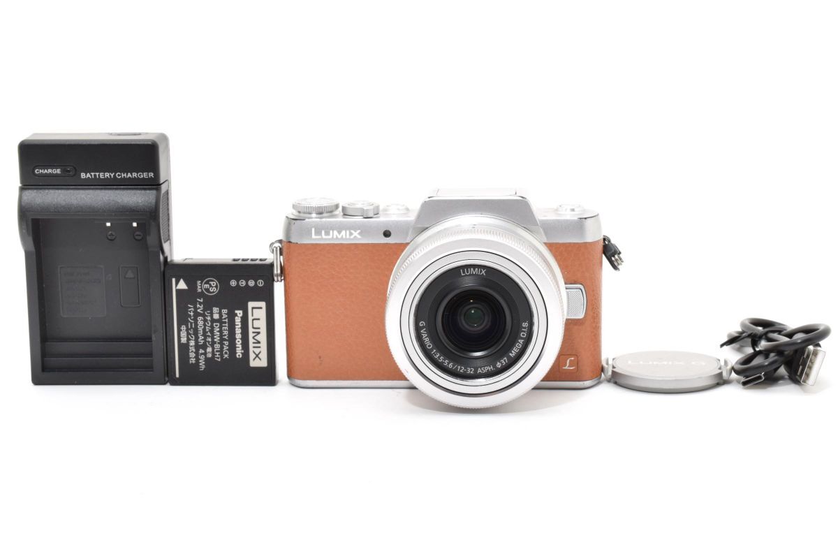 【動作好調】 Panasonic パナソニック LUMIX DMC-GF7 レンズキット ミラーレス一眼カメラ #4521