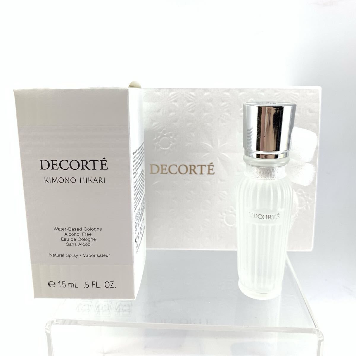未使用品 コスメデコルテ キモノ ヒカリ ウォーターコロン オーデコロン 15ml 香水 フレグランス　スプレータイプ　コスメ　管理RO26002787