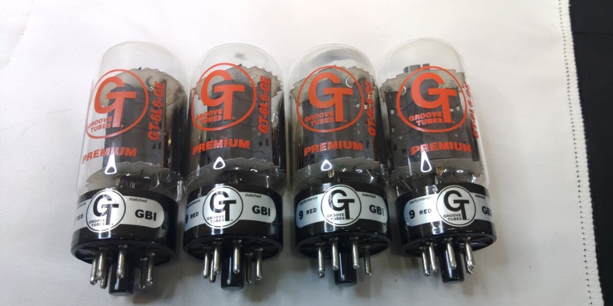 GROOVE TUBES 真空管　４本セット　グルーヴチューブ　6L6 GE 中古