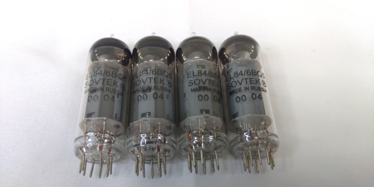 動作確認済み　SOVTEK EL84 真空管 ４本セット　