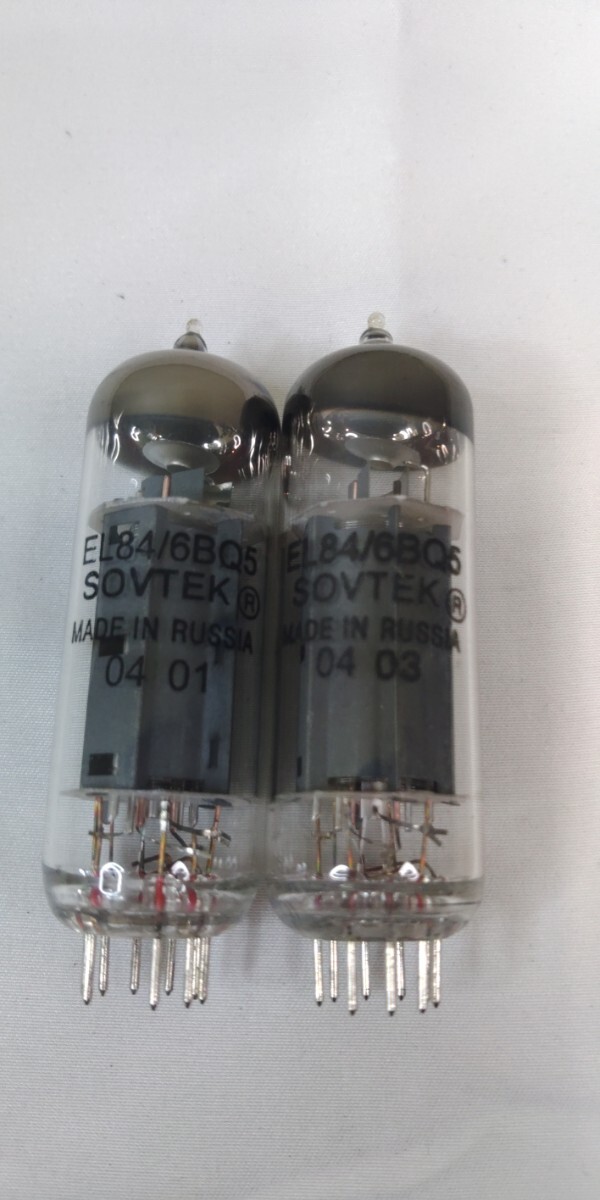 EL84 真空管　SOVTEK ２本セット　動作確認済み