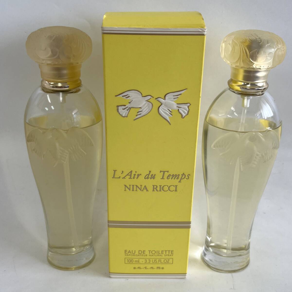 4-129 NINA RICCI ニナリッチ L'Air du Temps レールデュタン EDT 100ml 残量 約8割 香水 フレグランス 2本セット