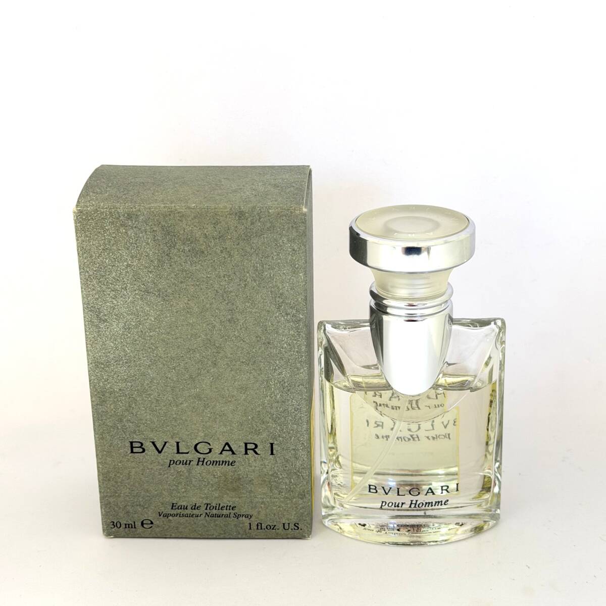 5-157 BVLGARI pour Homme EDT ブルガリ プールオム オードトワレ 30ml 残量 約8割 香水 フレグランス