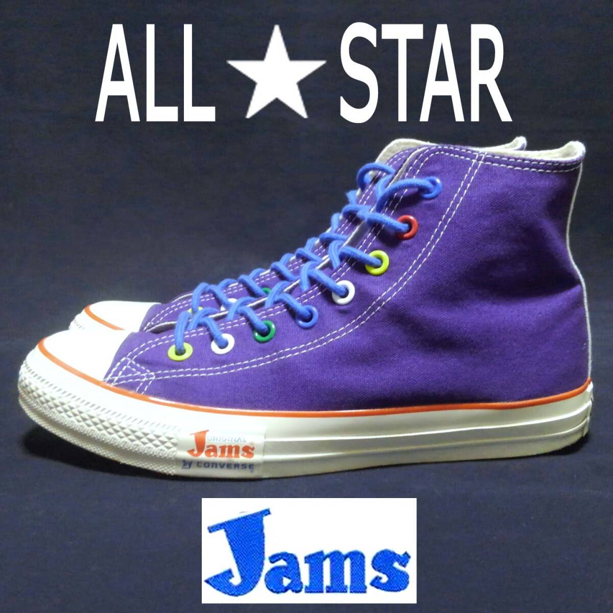  コンバース　オールスター CONVERSE　ALLSTAR ジャムス　JAMS コラボ　スニーカー ハイカット　キャンバス アロハ　ハワイ