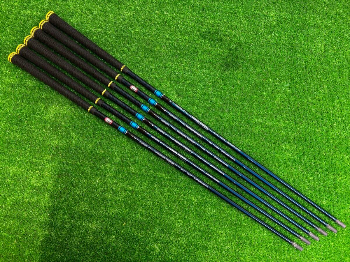 T0526D テーラーメイド TM60 FLEX-R TENSEI BLUE カーボンシャフト 6本 まとめ セット シャフト ゴルフ ゴルフ用品 スポーツ 趣味 現状品