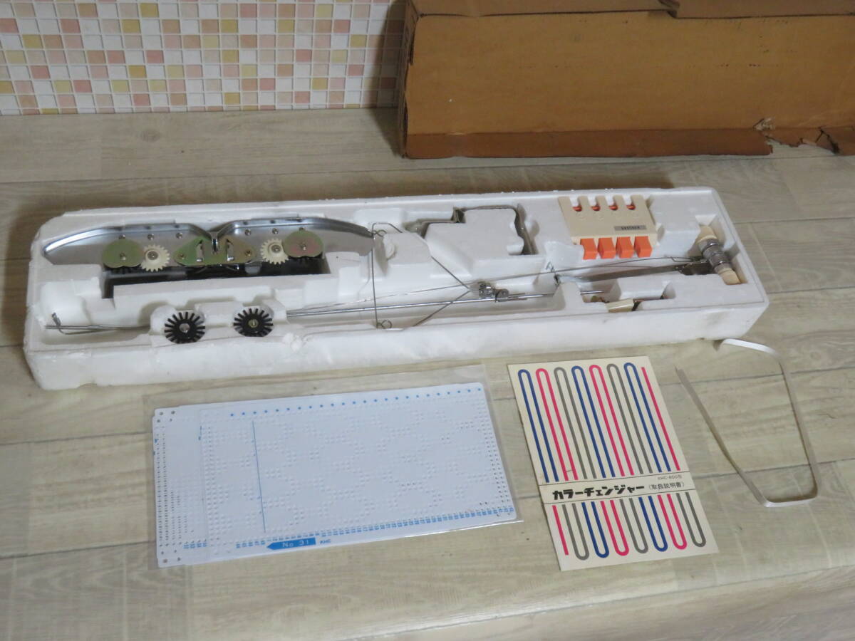 未使用保管品! brother ブラザー 編み機 KHC-800 カラーチェンジャー パリエ用 元箱/説明書付き 
