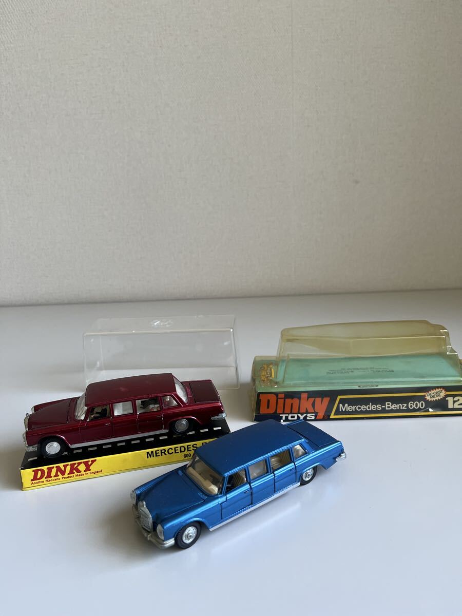 ジャンク　1/43 DINKY TOYS Mercedes Benz 600 ディンキー　メルセデスベンツ600 2台　