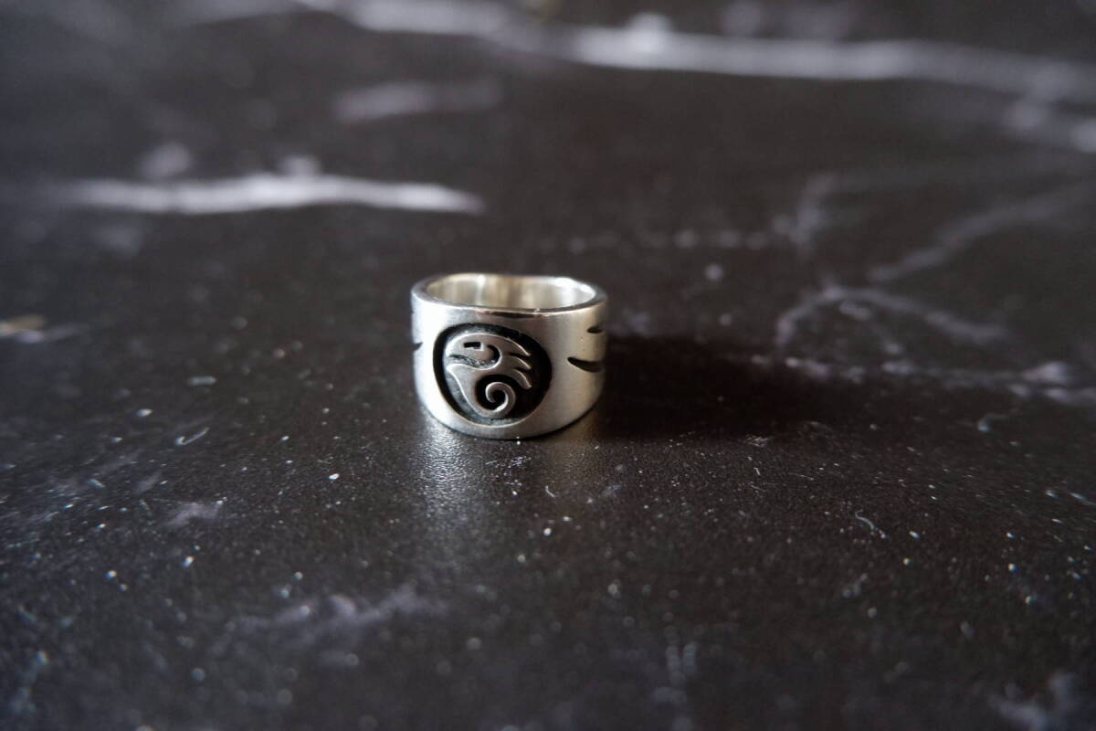 ホピ族　7号　Weaver Selina　ウォーターバードリング　インディアンジュエリー　シルバーアクセサリー　925