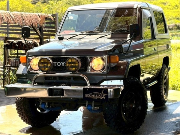 ランドクルーザー70 3.4 LX FRPトップ ディーゼル 4WD 3ドア 新品レイズAW 4×4 リフトアップ ロ