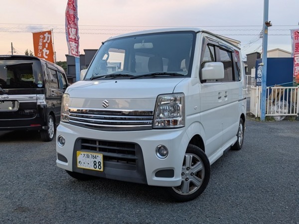 エブリイワゴン 660 PZターボスペシャル 純正HID/リビルトタービン交換済み/地デジ/