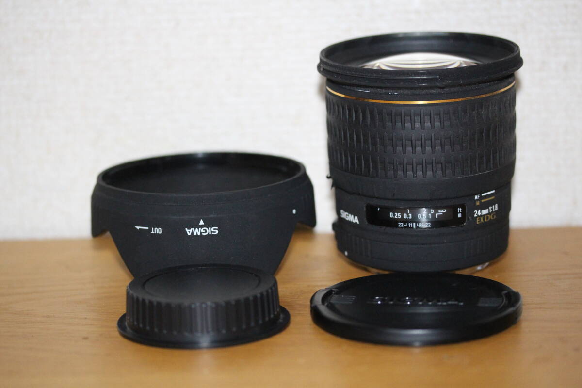 SIGMA EX DG 24mm f1.8 for canon EF mount シグマ 単焦点レンズ キャノン EFマウント用