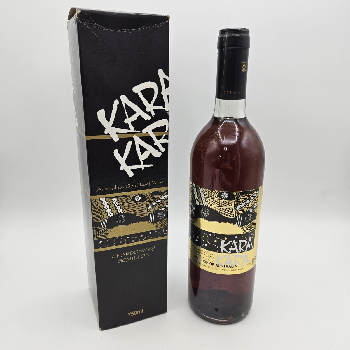 【1円スタート/未開封】KARAKARA 金箔入り ワイン 1997年 750ml カラカラ ゴールドリーフ アルコール12.5％ 古酒