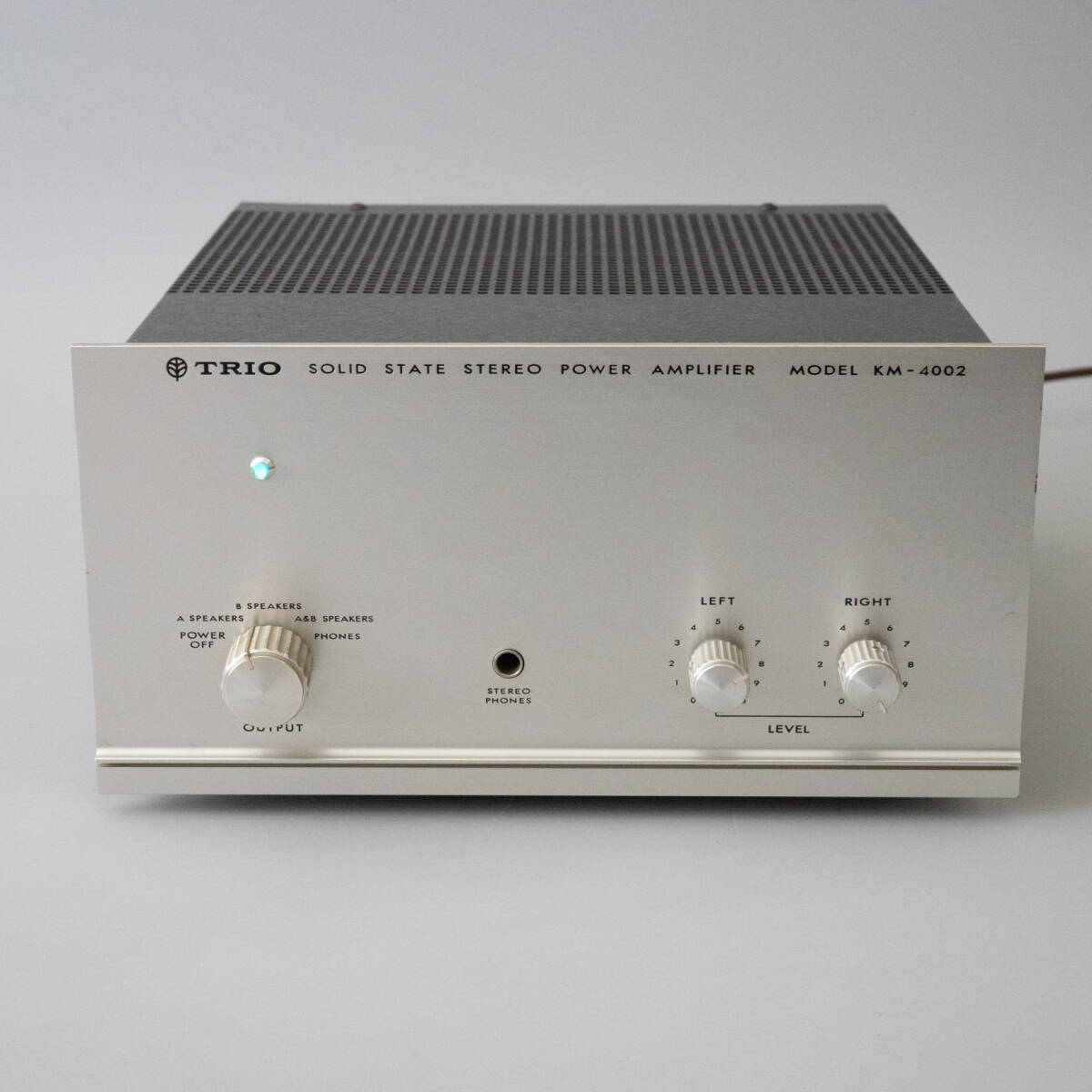 TRIO ステレオパワーアンプ KM-4002 トリオ アンプ オーディオ