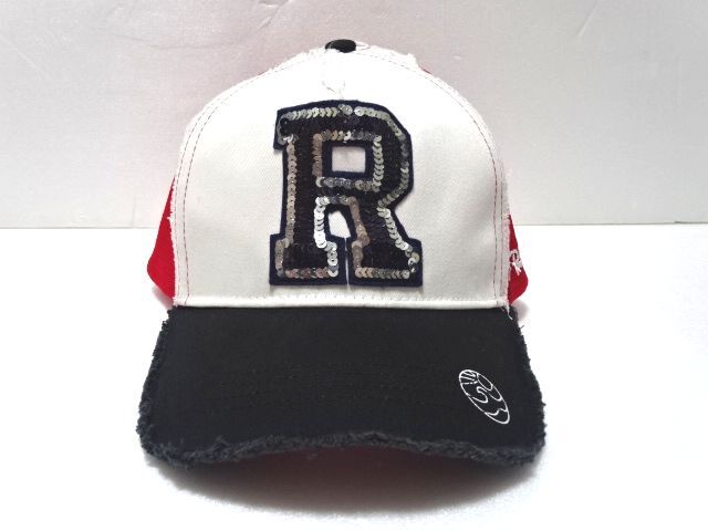 YOSHINORI KOTAKE CAP / ヨシノリコタケ メッシュキャップ Ron Herman別注 Rロゴ スパンコール 帽子 メンズ レディース 限定品