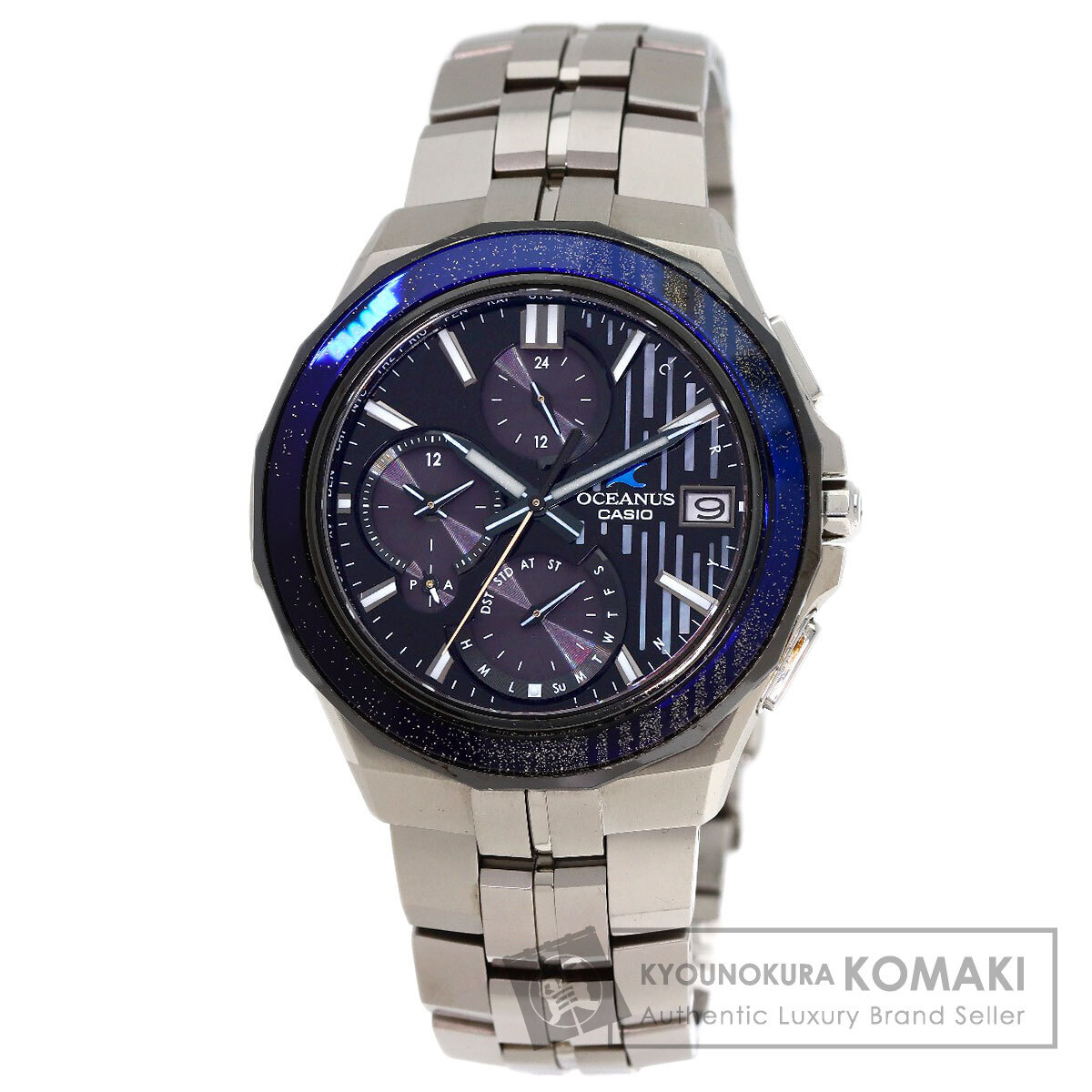 CASIO カシオ OCW-S5000MB-1AJF オシアナス マンタ 蒔絵 世界限定1200本 腕時計 チタン チタン メンズ 中古