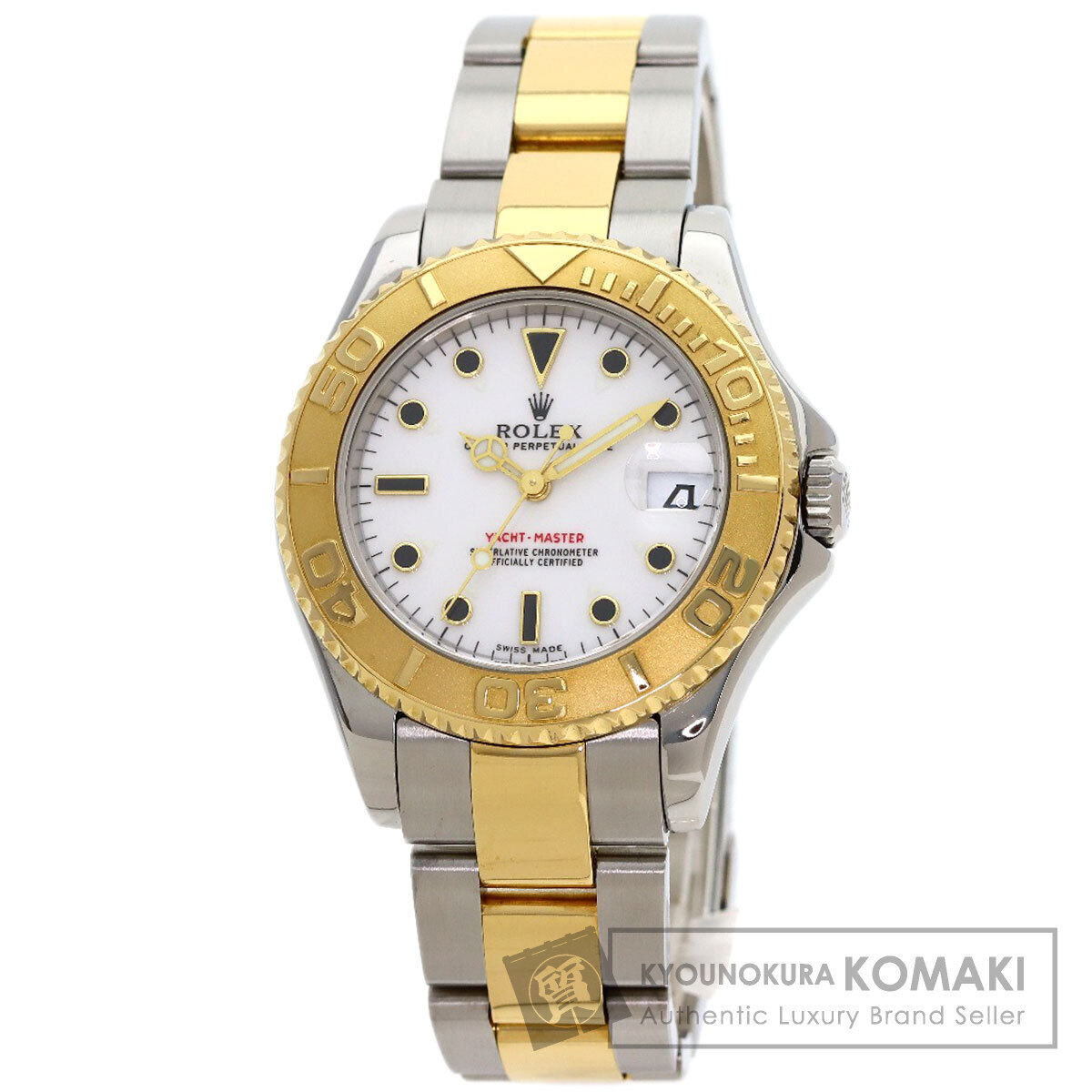 ROLEX ロレックス 168623 ヨットマスター 腕時計 ステンレススチール SSxK18YG K18YG ボーイズ 中古