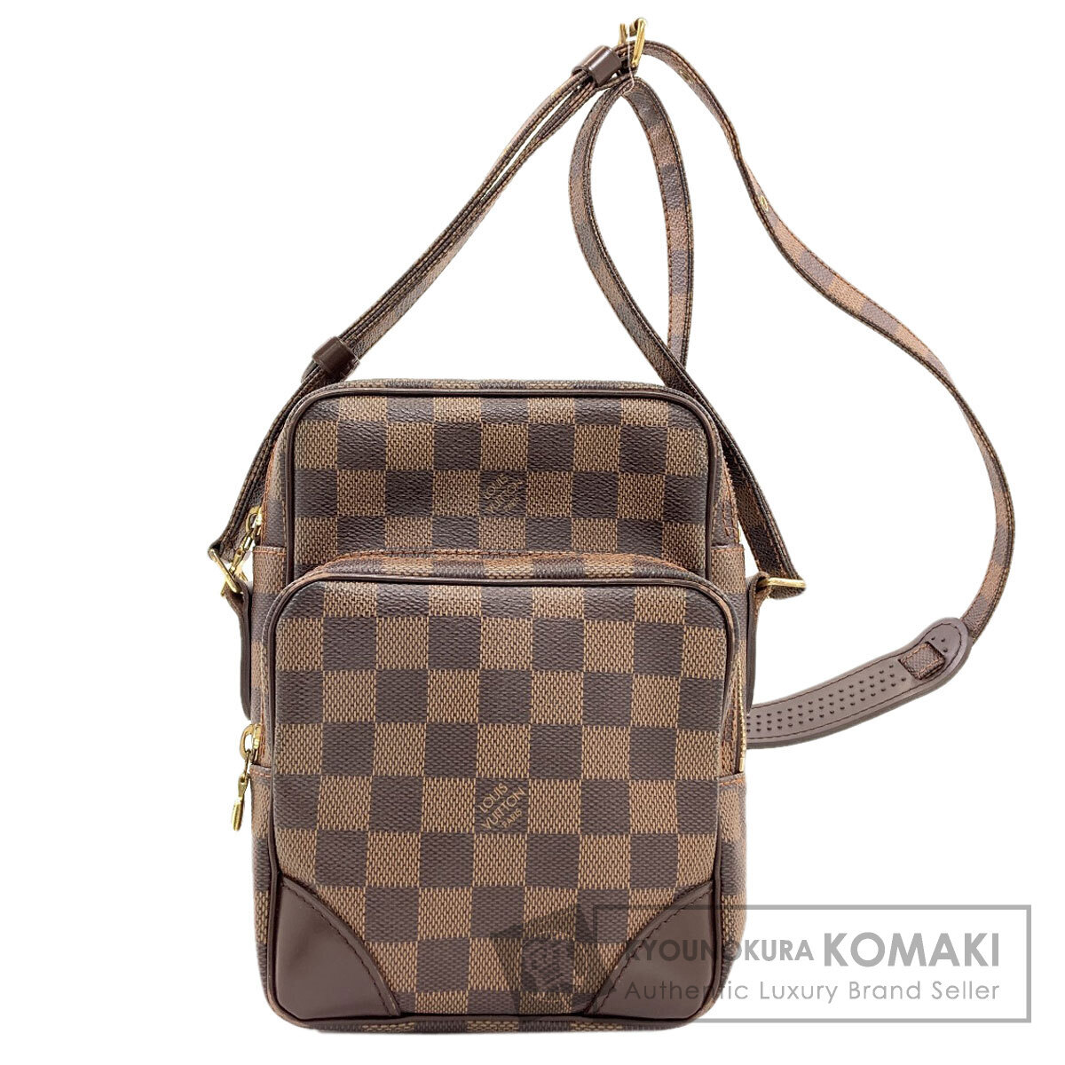 LOUIS VUITTON ルイヴィトン N48074 アマゾン ショルダーバッグ ダミエキャンバス レディース 中古
