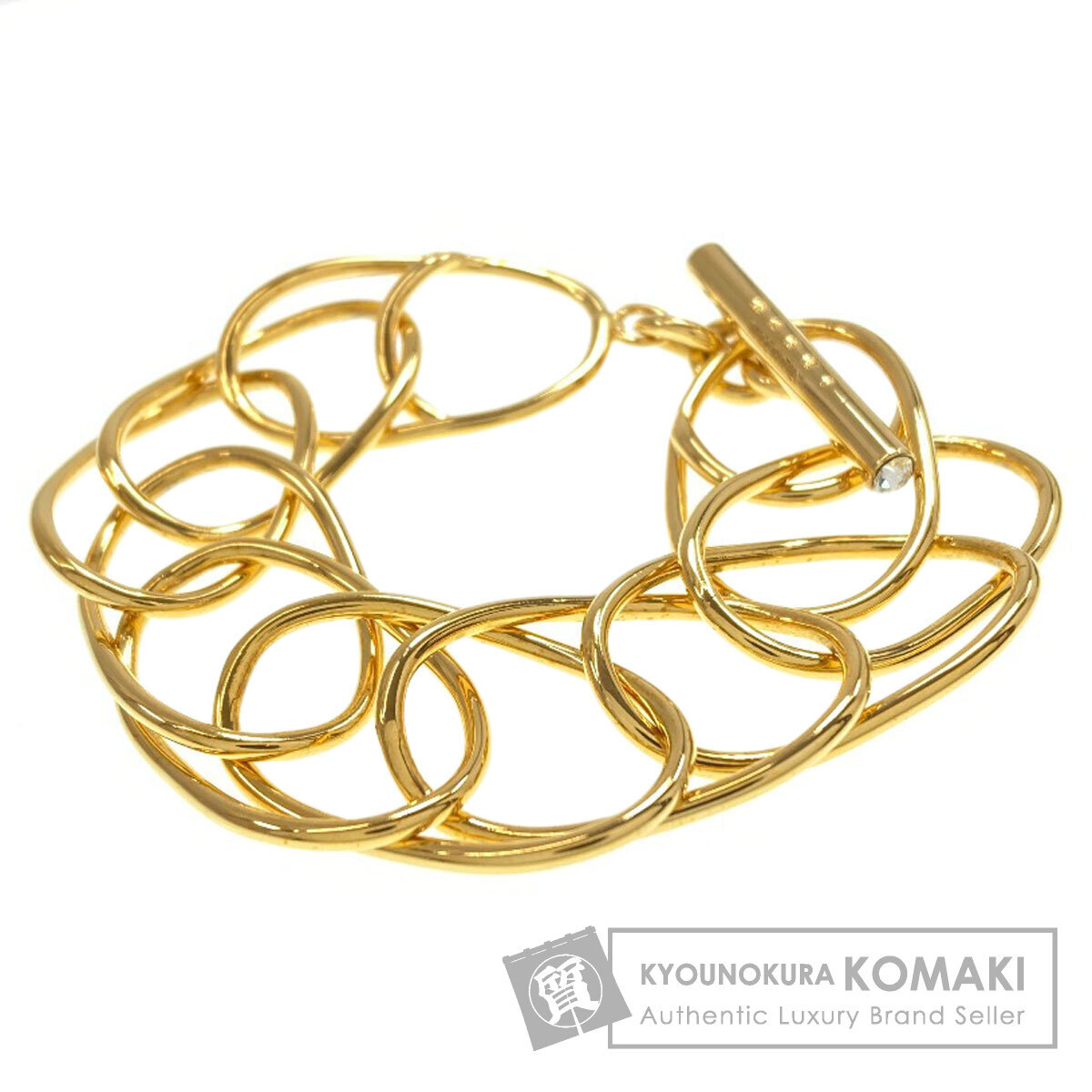 MARNI マルニ ビッグチェーン ブレスレット 金属製 レディース 中古