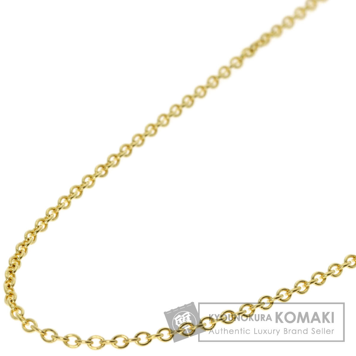 TIFFANY&Co. ティファニー チェーン 45.5cm ネックレス K18イエローゴールド レディース 中古