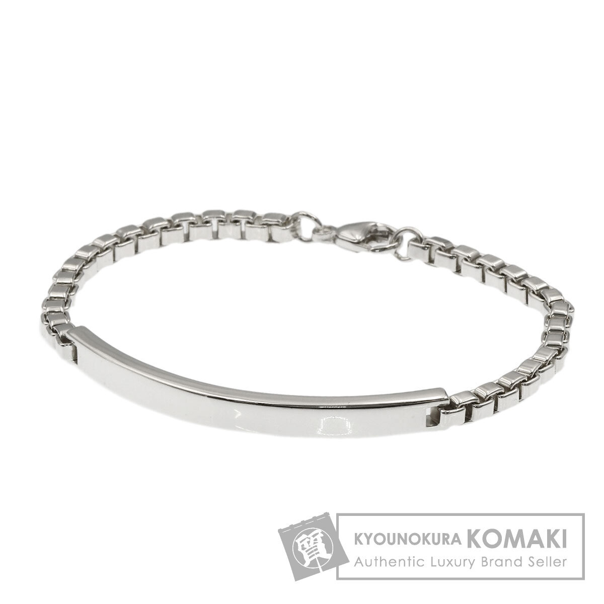 TIFFANY&Co. ティファニー ベネチアン リンク ID ブレスレット シルバー レディース 中古